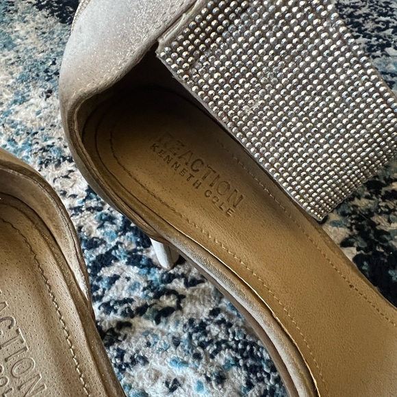 Stunning Silver Glitter Heels Size 7.5 - Picture 6 of 8